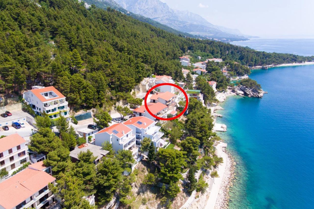 Apartments by the sea Brela, Makarska - 2718 Bagian luar foto