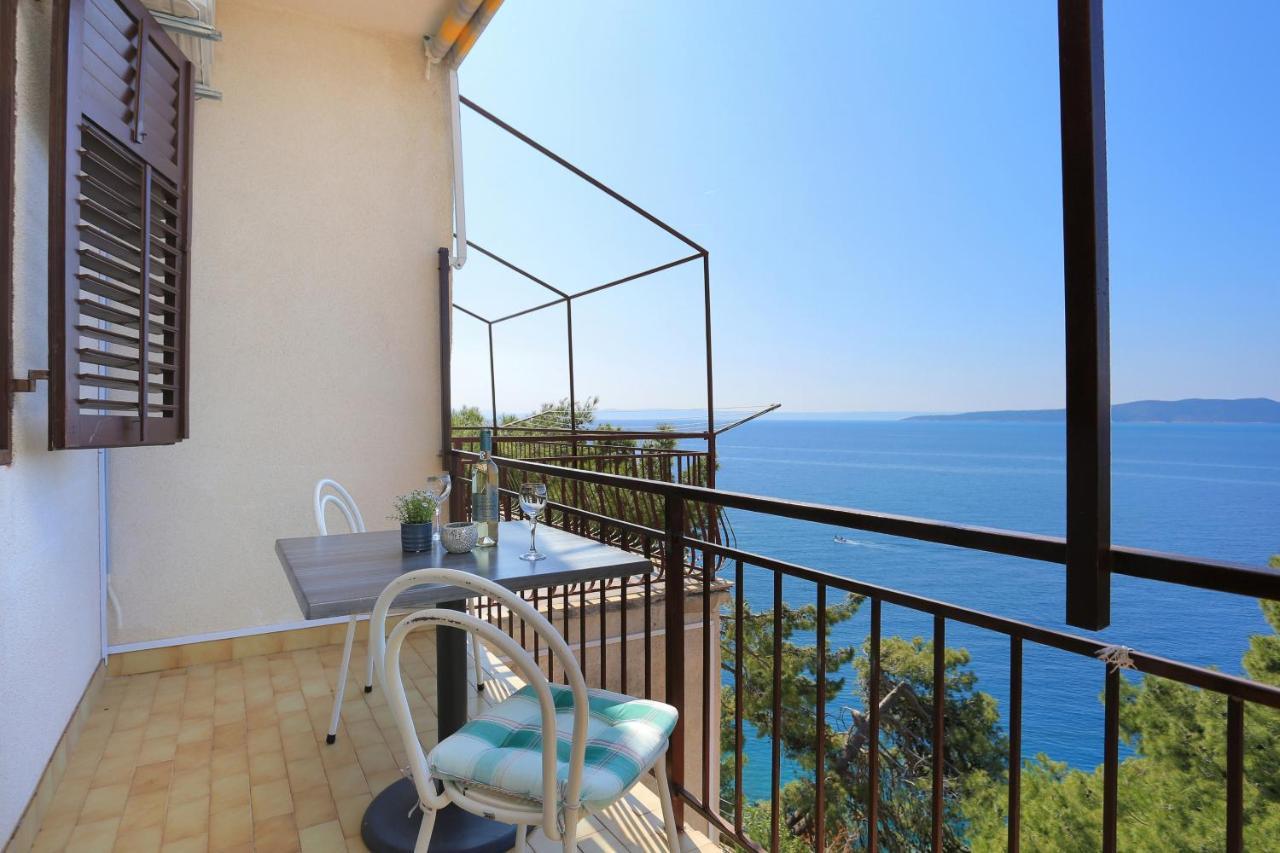 Apartments by the sea Brela, Makarska - 2718 Bagian luar foto