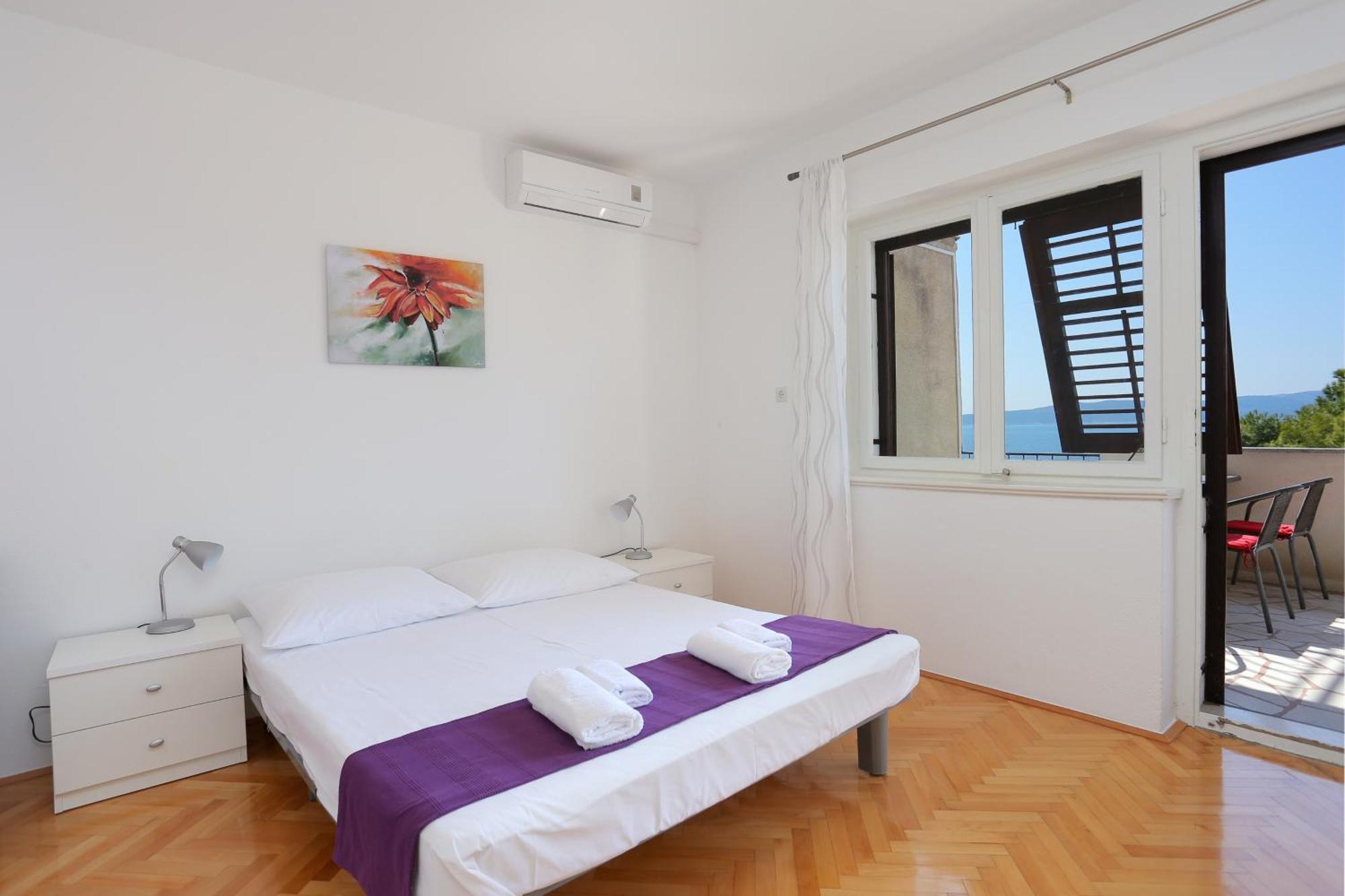 Apartments by the sea Brela, Makarska - 2718 Ruang foto