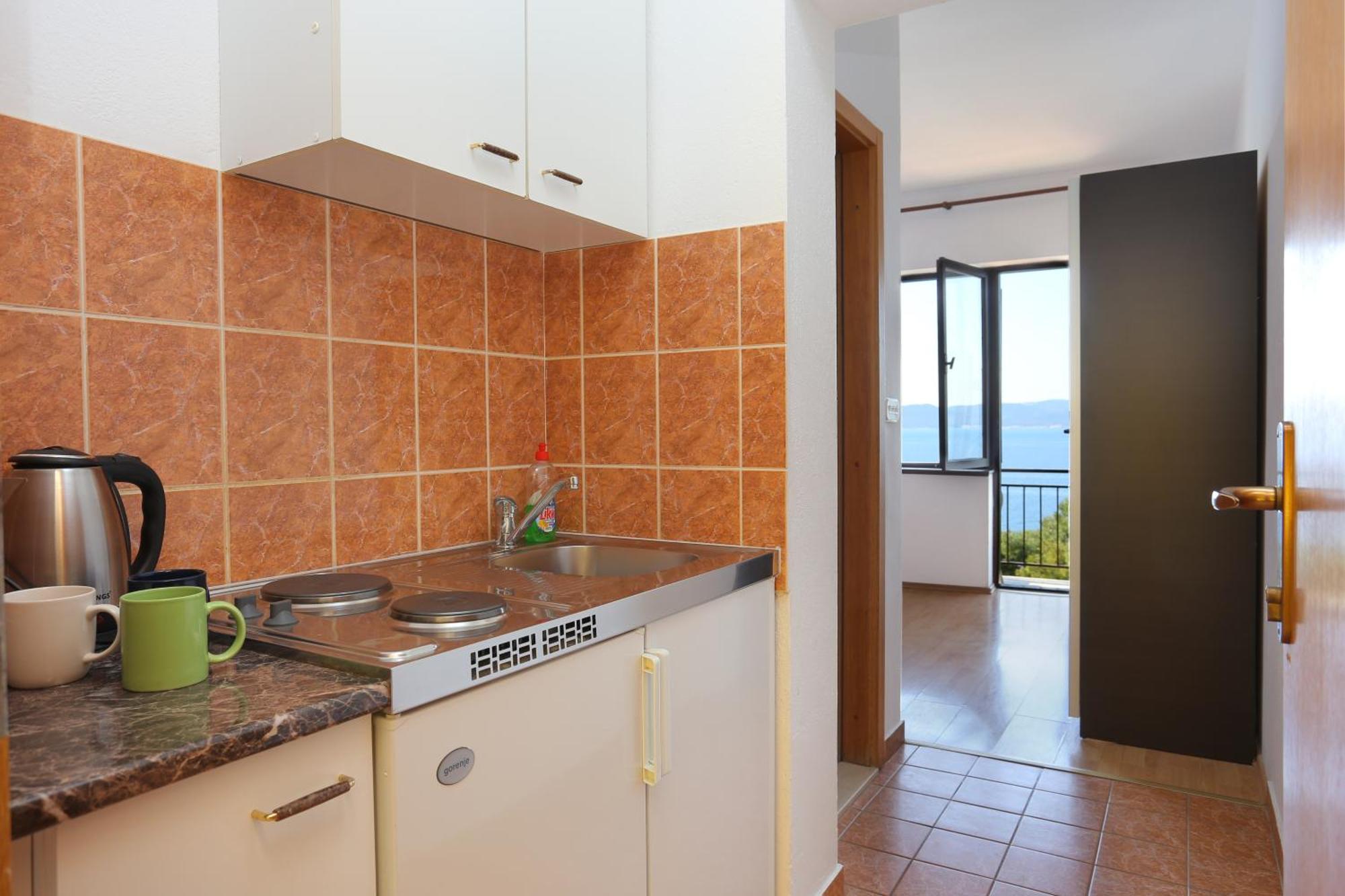 Apartments by the sea Brela, Makarska - 2718 Ruang foto